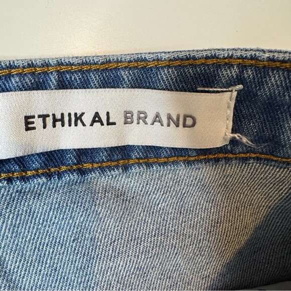 PTCL Ethical Brand High Rise Patch Pocket Jeans Size 27 Blue Denim - Picture 12 of 13